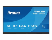 iiyama ProLite TE6512MIS-B4AG - 65" Trída úhloprícky (64.5" zobrazitelný) displej LCD s LED podsvícením - interaktivní digital signage - s dotyková obrazovka (multi touch) / volitelná funkce PC slotu 