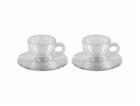 Bialetti Moka-Cup Set Glass ISTITUZIONALE 2 Cups