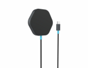 CANYON bezdrátová magnetická nabíjecka HEXAGON 110, 15W, Qi2 Dark Grey