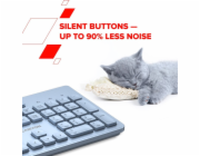 CANYON keyboard HKB-W01 CS AAA Wireless Pink