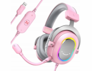 Fifine H6P AmpliGame RGB studiová sluchátka na uši s prostorovým zvukem 7.1