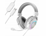 Fifine H6W AmpliGame RGB studiová sluchátka na uši s prostorovým zvukem 7.1