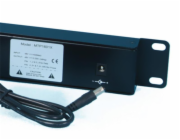 OXnet 19" patch panel 16port POE, bez zdroja, čierny