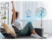Orava SF-200 X stojanový kovový ventilátor, 3 stupně rychlosti, automatické otáčení, stříbrná (
