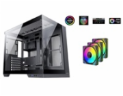 1stCOOL skříň DREAMER, Mid Tower, AU, USB 3.0, USB-C, 3x 120mm ARGB Fan, černá