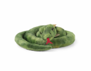 Rappa Plyšový had zelený 90 cm ECO-FRIENDLY