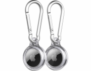Tech21 EvoClear Case for AirTag 2er pack