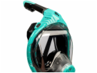 Šnorchlovací maska, tyrkysová, celoobličejová, velikost S/M