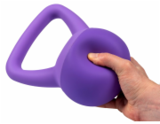 ACRA Soft PVC Kettlebell 2 kg, fialový