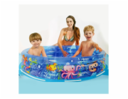 SUN CLUB Dětský bazén Mořský svět s třemi nafukovacími kruhy 120 cm