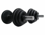 ACRA nakládací činka jednoruční set 2 x 7,5 kg (15kg) pogumované