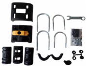 Dětská sedačka na kolo Bellelli Rabit s B-FIX upínáním stříbrná