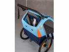 Dětský kombinovaný vozík Bellelli za kolo + kočárek pro 2...