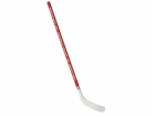 Hokejka plastová s dýhou 147cm - pravá - červená