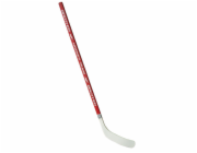 Hokejka plastová s dýhou 147cm - pravá - červená