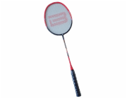 Badmintonová pálka s ALU rámem a pouzdrem červenočerná G315A