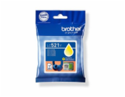 Brother LC521Y - Žlutá - originální - polštárový balícek - inkoustová cartridge - pro Brother DCP-J1260W, DCP-J1310DW, DCP-J1313DW, DCP-J1460DW