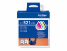 Brother LC521 Value Pack - 4-balení - cerná, žlutá, azuro...