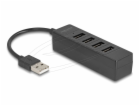 Delock 4portový USB hub USB 2.0 se 4 x USB Type-A samice ...