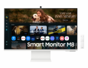 Samsung Smart Monitor M8 (M80F) 32" LED VA 3840x2160 Mega DCR 4ms 400cd HDMI USB(65W) Wifi pivot biely