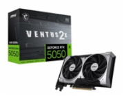 MSI VGA NVIDIA GeForce RTX 5050 8G VENTUS 2X OC, RTX 5050, 8GB GDDR6, 3xDP, 1xHDMI