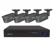 Kamerový set Securia Pro NVR4CHV8S-B SONY smart, IP,4 kamery, 8 Mpx, černý 
