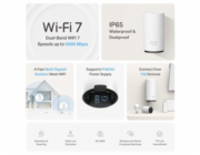 TP-Link Deco BE25-Outdoor(1-pack) venkovní WiFi7 Mesh (BE3600,2,4GHz/5GHz,2x2,5GbELAN/WAN,2xPoE)