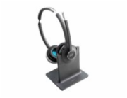 Cisco 562 Wireless Dual - Náhlavní souprava - náhlavní - DECT 6.0 - bezdrátový - s Standard Base Station - repasováno