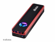 AKASA USB 3.2 Gen 2 ext. rámeček pro M.2 SSD RGB