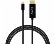 Savio Kabel USB-C na HDMI CL-191 30Hz, 2m plastový