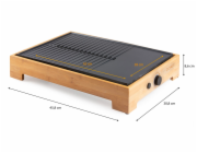 Stolní elektrický gril Plancha - Bamboo Style - DOMO DO9271G