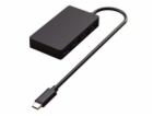 WG - HUB Type-C na 4x USB-A, USB 3.0, 5Gbps, černá