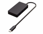WG - HUB Type-C na 4x USB-A, USB 3.0, 5Gbps, černá