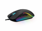 WG - Herní drátová RGB myš WG Chameleon III., RGB LED, černá