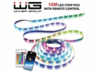 WG - Chytrý LED pásek WG16, 10 metrů, s ovladačem i aplik...