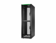 APC NetShelter SX Colocation - Rozvadec stojanový skrín - 2 x 600W x 1070D mm, se stranami - podlahové provedení - cerná - 42U - 19" - kompatibilní s TAA