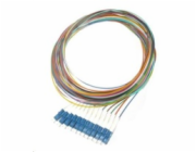 Pigtail SM 9/125, OS2, konektor LC, LS0H, 1m - sada 12 ks