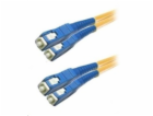 Duplexní patch kabel SM 9/125, OS2, SC-SC, LS0H, 1,5m