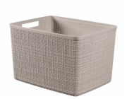 Box Curver Jute L 20L taupe