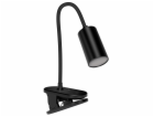 CONNECT IT Stolní LED lampa CLIP 2 s klipem, černá