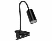 CONNECT IT Stolní LED lampa CLIP 2 s klipem, černá