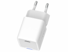 COLORWAY 1x USB-C/ síťová nabíječka/ GaN/ PD/ PPS/ 20W/ Bílá