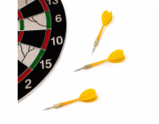 Acra terč na šipky 17", 40cm, kovový rám, 6 šipek