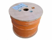UTP kabel LEXI-Net Cat5E, drát, LS0H (B2ca s1a,d0,a1), oranžový, 500m, cívka