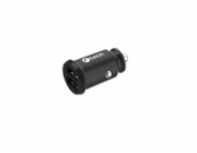 C-TECH Nabíječka do auta UCC-03, 2xUSB, černá