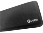 C-TECH Podložka pod zápěstí KPG-01, paměťová pěna, černá