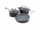 Lamart LT1283 Sada nádobí GRANIT 5 ks, černá