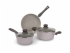 Lamart LT1284 Sada nádobí STRIPE 5 ks, šedá