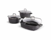 Lamart LT1287 Sada nádobí CAST 6 ks, černá