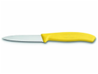 Victorinox Nůž kuchyňský žlutý 8cm vlnka